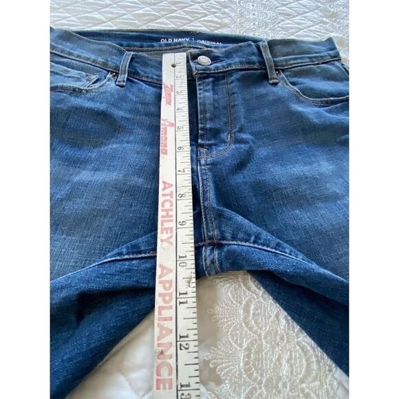 Old Navy Original Mid Rise Skinny Jeans Size 6 Medium Wash Blue Denim - Picture 7 of 11